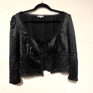 Reformation Lucinda Silk Top